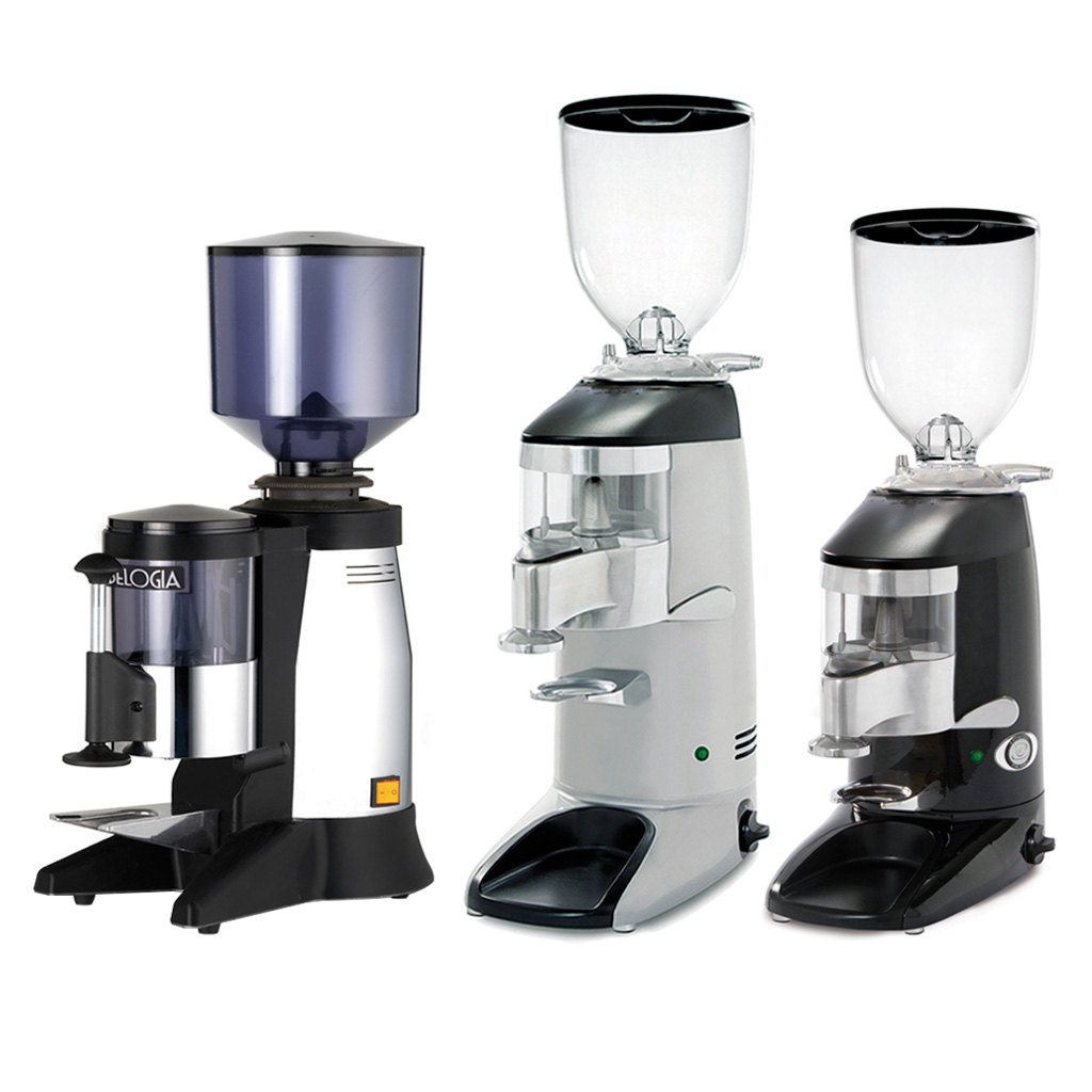 Coffee grinders with dispenser